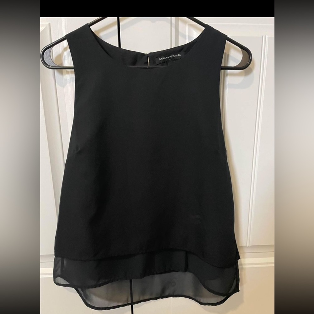 Banana republic petite s black top
